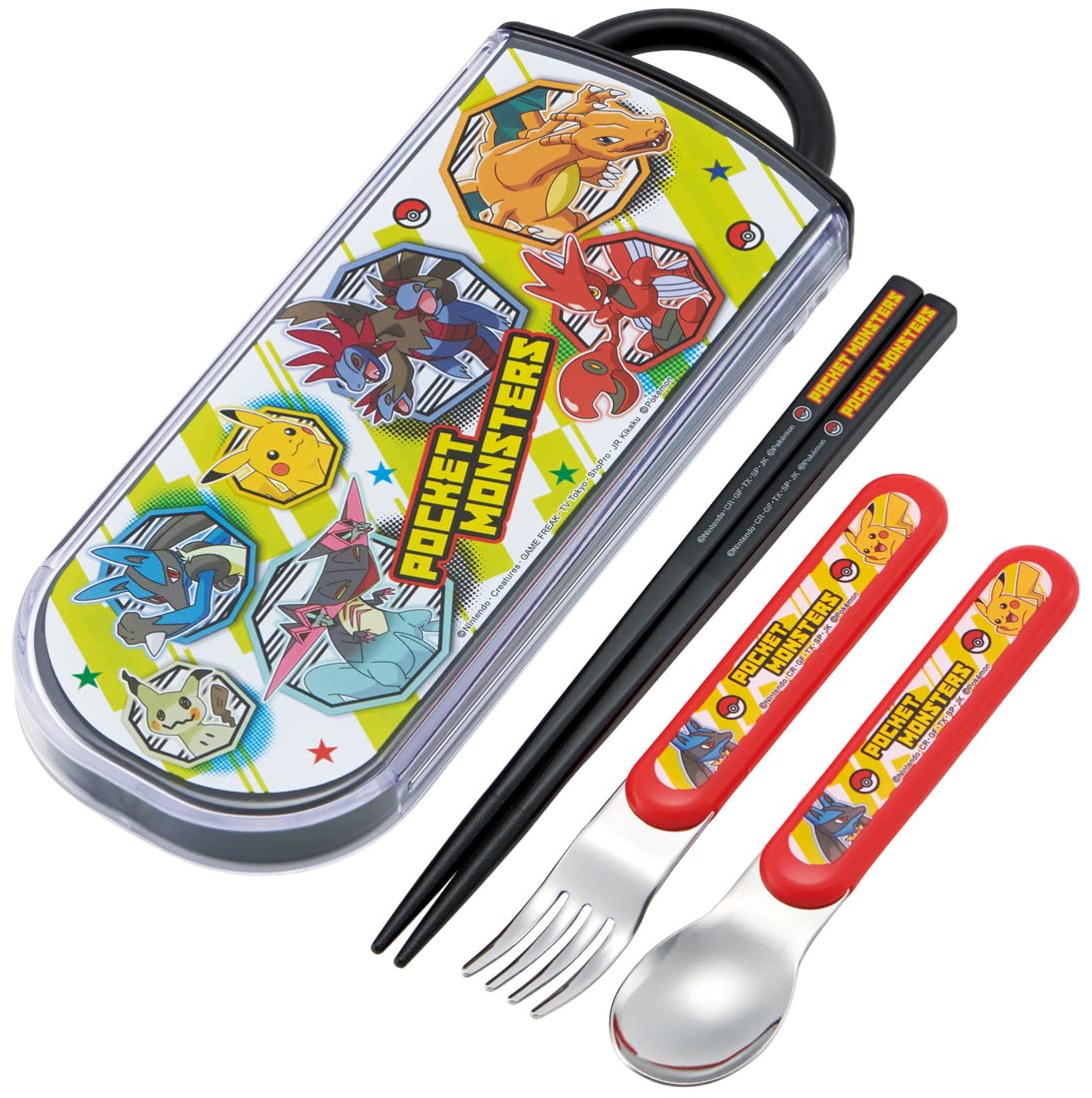 Amazon｜スケーター(Skater) 子供用 抗菌 トリオセット 箸 スプーン
